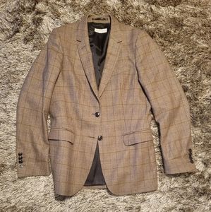 Dries Van Noten Plaid Blazer